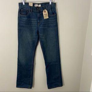 Levi's Boy's 505 Straight Leg Jeans Size 18 29x29 Regular Fit Med Wash Denim